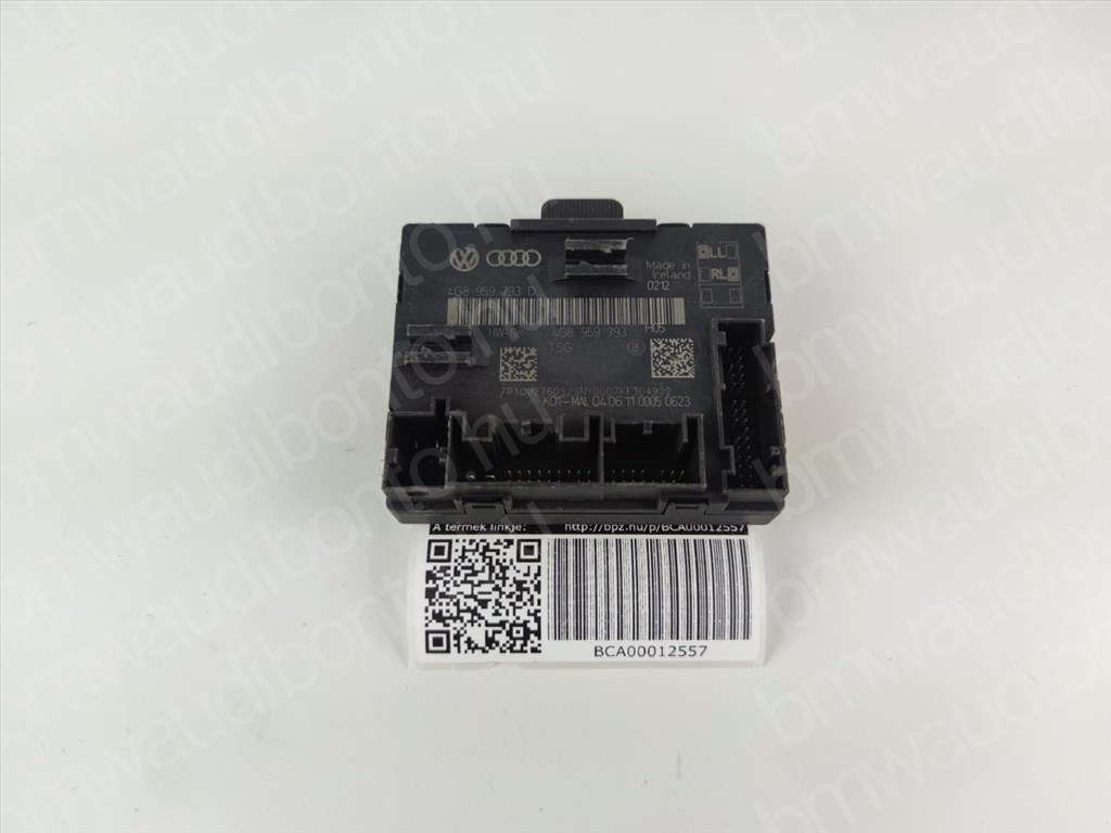 AUDI A6 C7 (4G2, 4GC) Bal első ajtó vezérlőegység/modul (4G8959793D) 3. kép