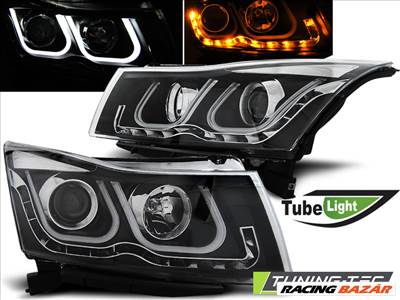 CHEVROLET CRUZE 09-12 Tube Light Fekete Első Lámpa