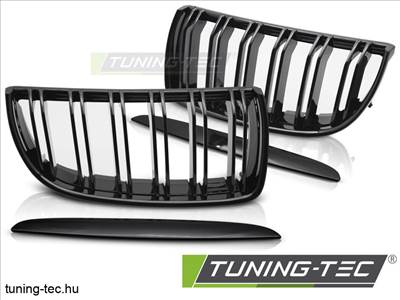 BMW E90 E91 05-08 FÉNYES FEKETE Tuning-Tec Hűtőrác