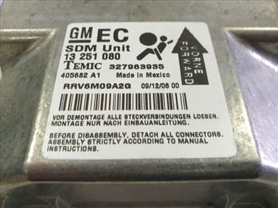 Opel Astra H Légzsák elektronika EC 13251080