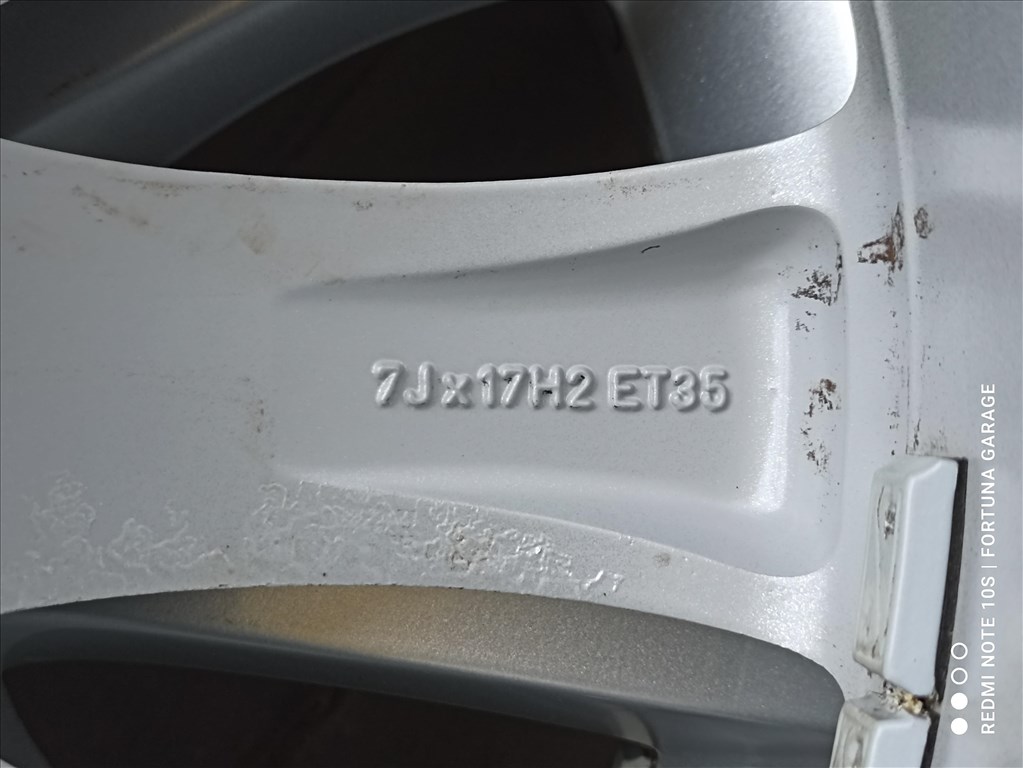 5x110 17" Opel használt alufelni garnitúra 7. kép