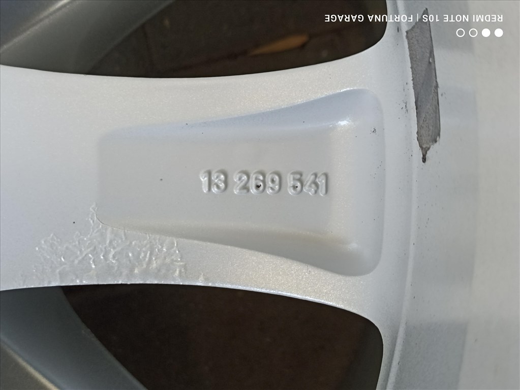 5x110 17" Opel használt alufelni garnitúra 8. kép