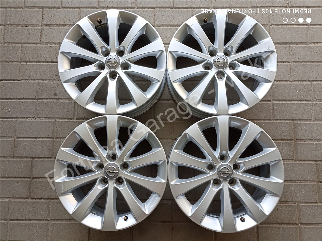 5x110 17" Opel használt alufelni garnitúra 1. kép