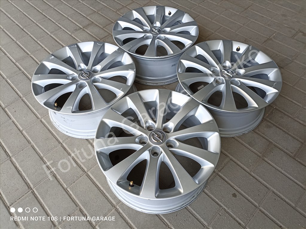 5x110 17" Opel használt alufelni garnitúra 2. kép