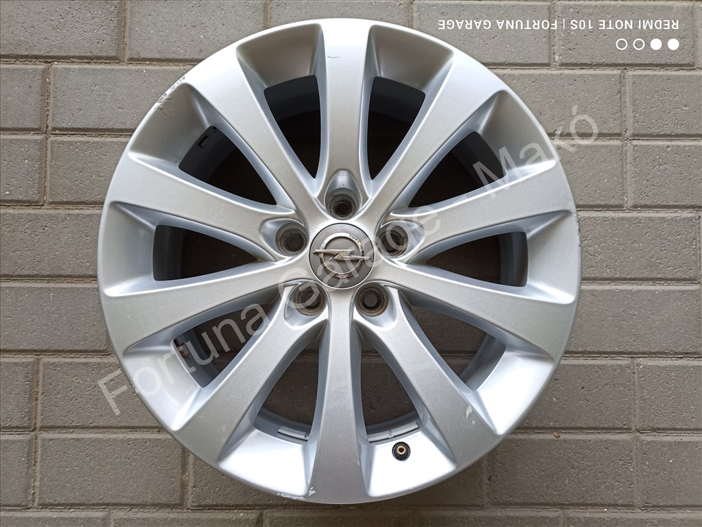 5x110 17" Opel használt alufelni garnitúra 4. kép