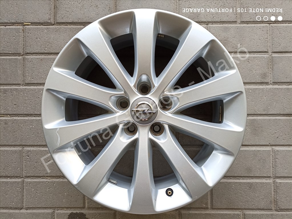 5x110 17" Opel használt alufelni garnitúra 5. kép