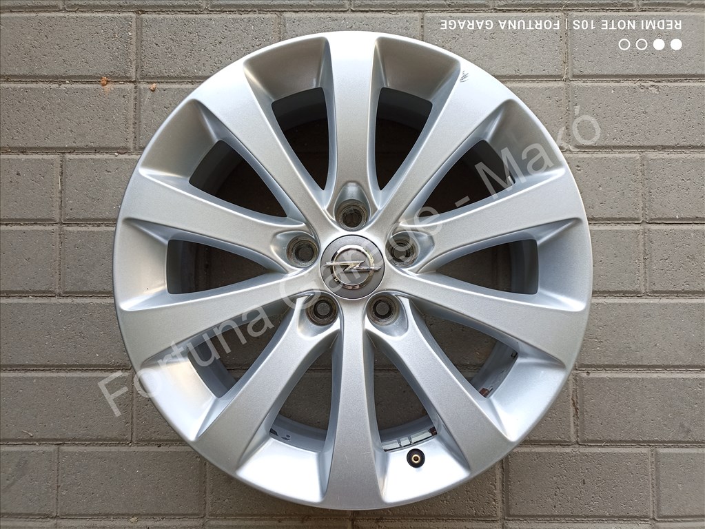 5x110 17" Opel használt alufelni garnitúra 6. kép