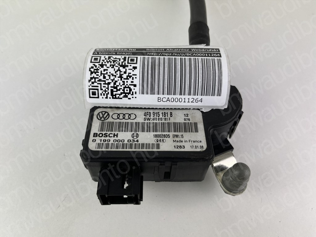 AUDI A6 C6 (4F2) Akkumulátor saru elektronikával (4F0915181B, 4F0915181D, 4F0915181E) 3. kép