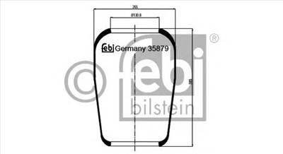 FEBI BILSTEIN 35879 - Légrugó rugótömb VOLVO