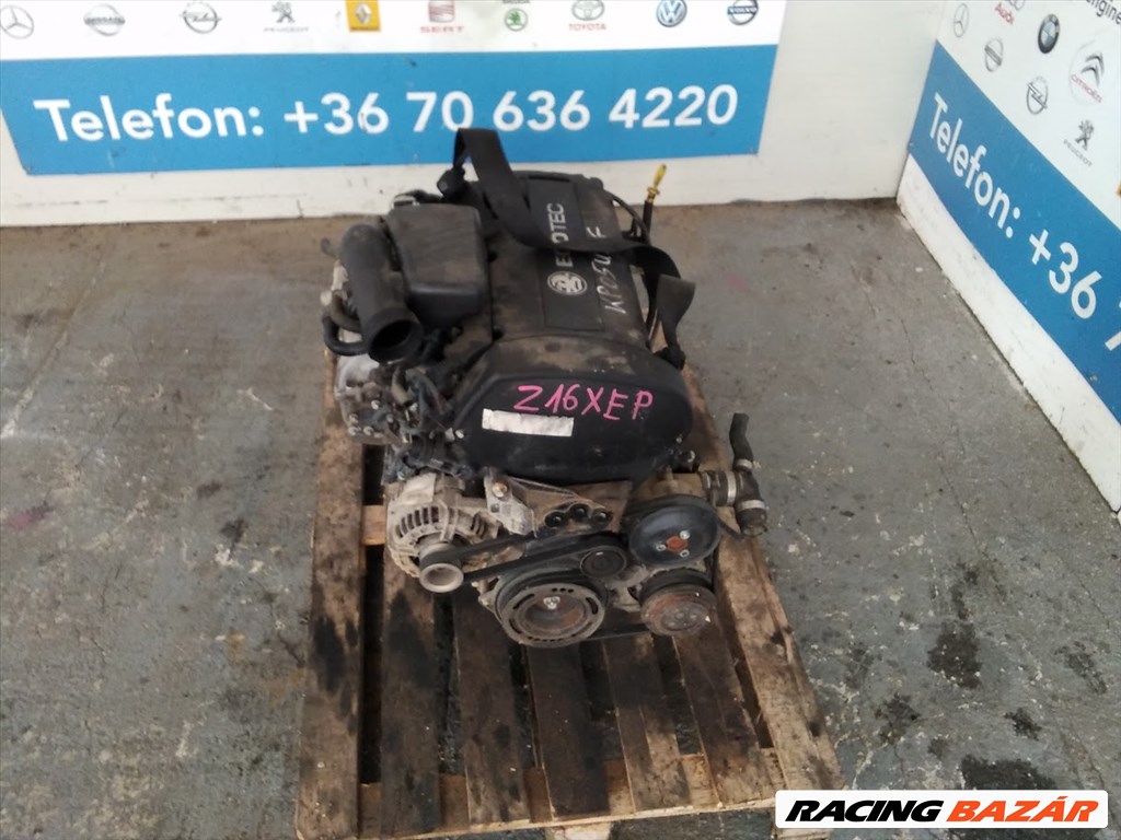 OPEL ASTRA/MERIVA 1,6B, Z16XEP bontott motor  3. kép