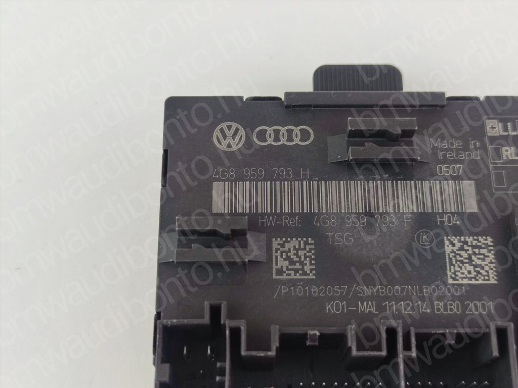 AUDI A6 C7 (4G2, 4GC) Bal első ajtó vezérlőegység/modul (4G8959793H) 2. kép