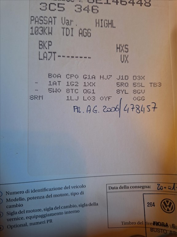 Volkswagen Passat B6 (B6 ) BKP HXS DSG LA7T bontott alkatrészei 8. kép