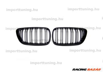 BMW 2 F22 F23 2013-2021 Dual Line Matt Fekete Hűtőrács