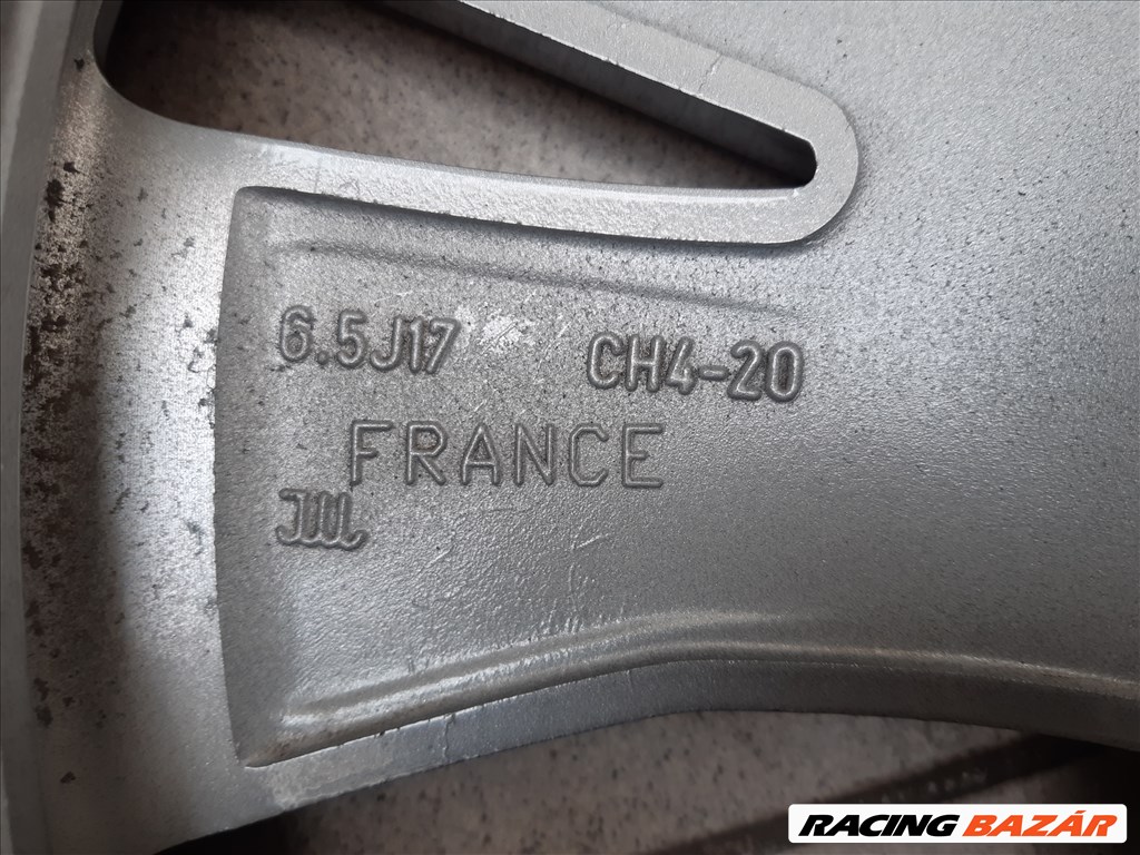  4x108 Peugeot gyári alufelni 6,5x17 ET20 208 308 2008 206+ 307 1007 6. kép