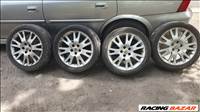 5x108 lyukosztású 17" használt Gyári alufelni, rajta 225/45 kopott gumi