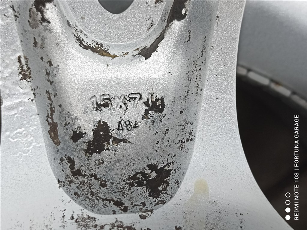 5x100 15" VW / Skoda használt alufelni garnitúra 7. kép