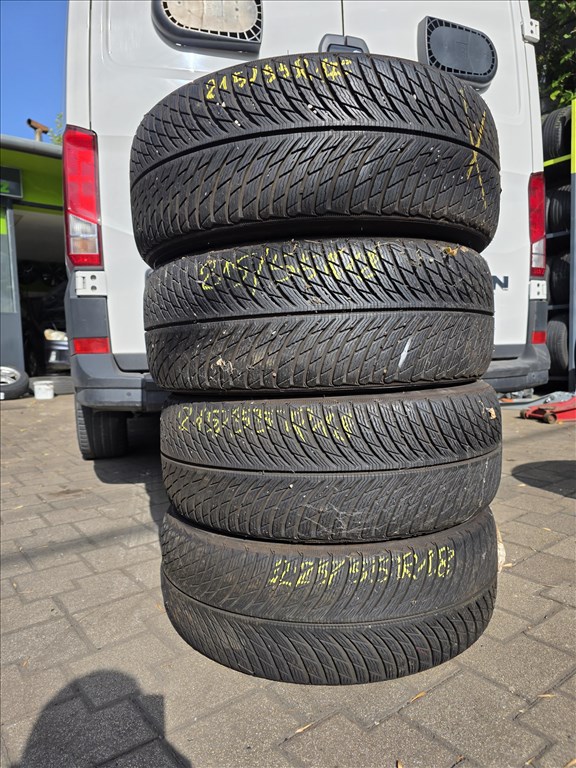  235/5517" újszerű Michelin pilot alpin 5 téli gumi  1. kép