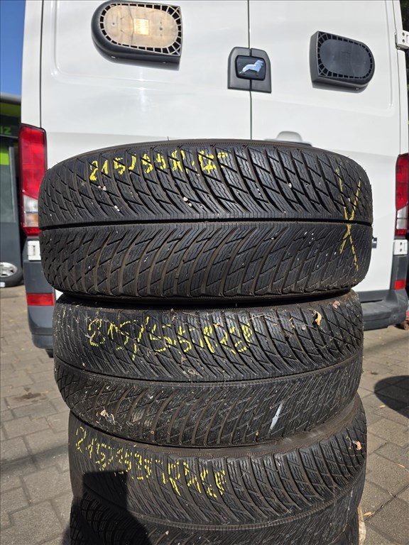  235/5517" újszerű Michelin pilot alpin 5 téli gumi  3. kép