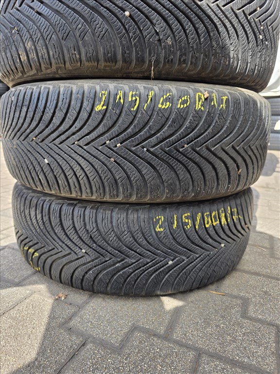 215/6017" újszerű Michelin alpin 5 téli gumi  3. kép
