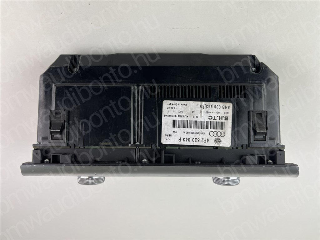 AUDI A6 C6 (4F2) Fűtéskapcsoló egység/modul (digit klímás) (4F2820043P) 2. kép