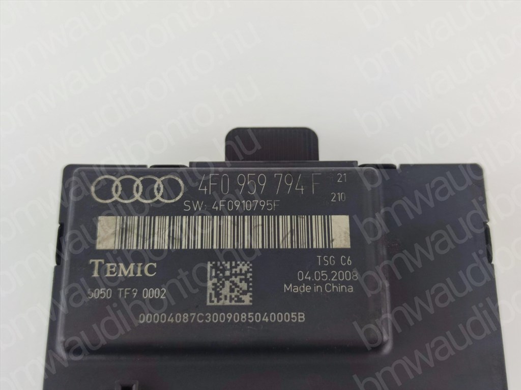 AUDI A6 C6 (4F2) Bal első ajtó vezérlőegység/modul (4F0959794S) 2. kép