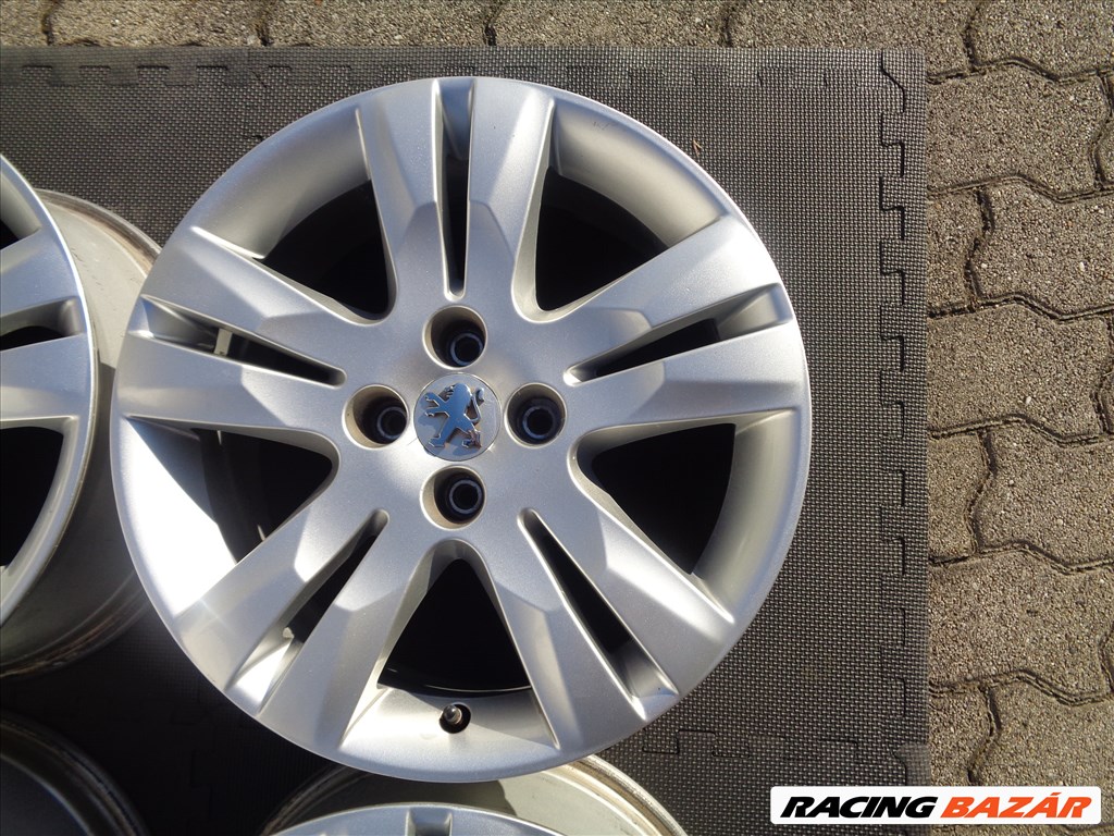 Peugeot gyári alufelni 17-es, 4×108-as, szenzorral, jó állapotban eladó.  4. kép