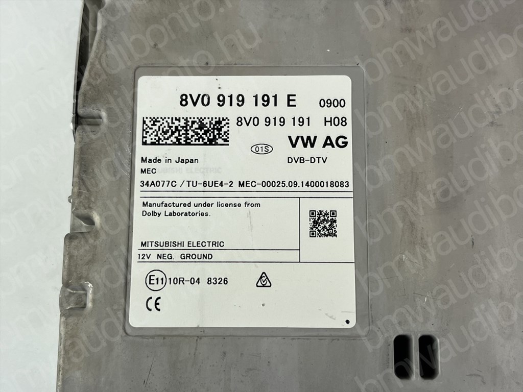 AUDI A6 C7 (4G2, 4GC) Kamera vezérlőegység/modul (8V0919191E) 2. kép