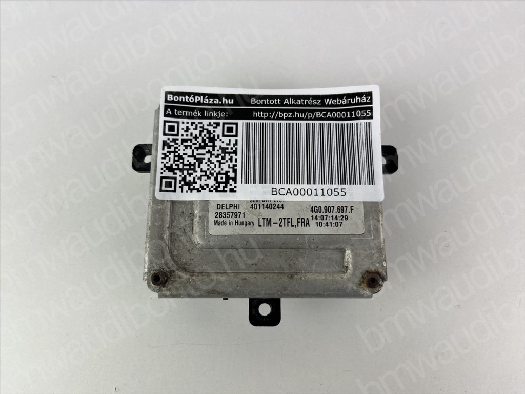 AUDI A6 C7 (4G2, 4GC) Fényszóró Elektronika (4G0907697F) 3. kép