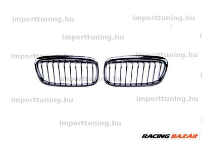 BMW 2 F45 Single line Fényes Fekete Hűtőrács