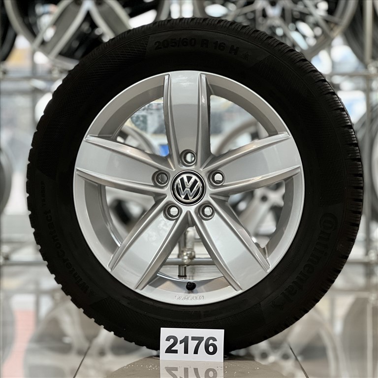 (2176) Volkswagen 16 gyári alufelni felni, 5x112, 205/60 gumi, Touran 1. kép