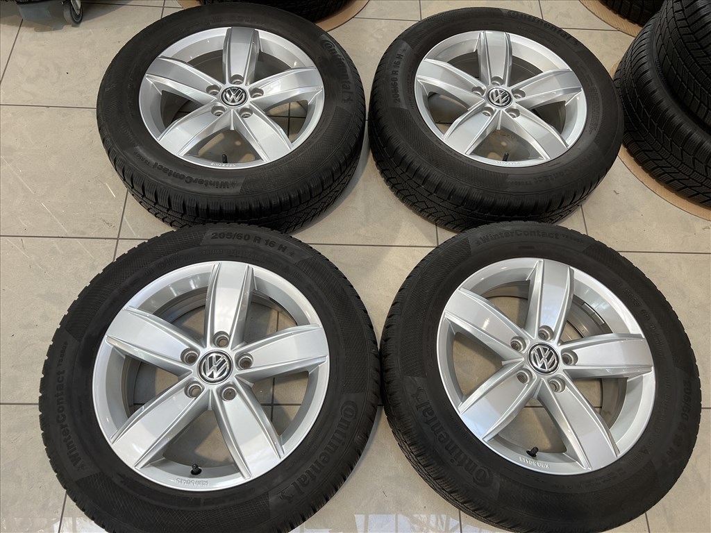 (2176) Volkswagen 16 gyári alufelni felni, 5x112, 205/60 gumi, Touran 3. kép