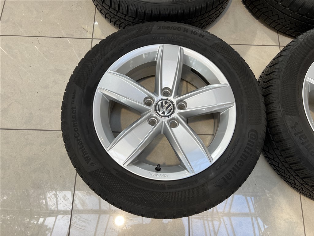 (2176) Volkswagen 16 gyári alufelni felni, 5x112, 205/60 gumi, Touran 5. kép