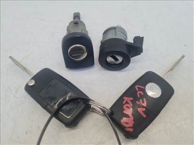 Volkswagen Golf IV, Volkswagen Bora zár szett (gyújtáskapcsoló, zárhenger, 2 bicskakulcs) (23264)