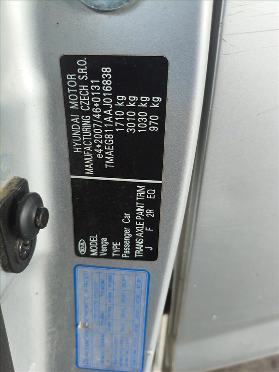 Kia Venga bontott alkatrészei 5. kép