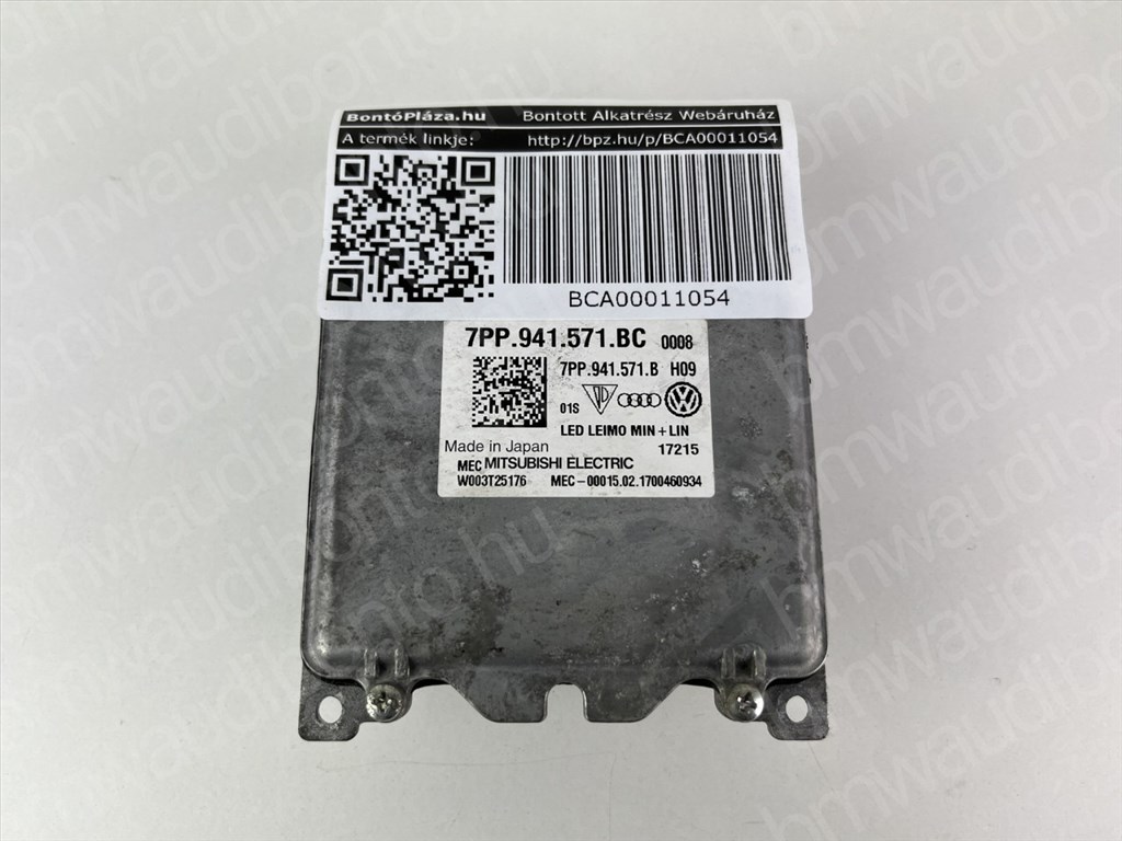 AUDI A6 C7 (4G2, 4GC) Fényszóró Elektronika (7PP941571BC) 3. kép