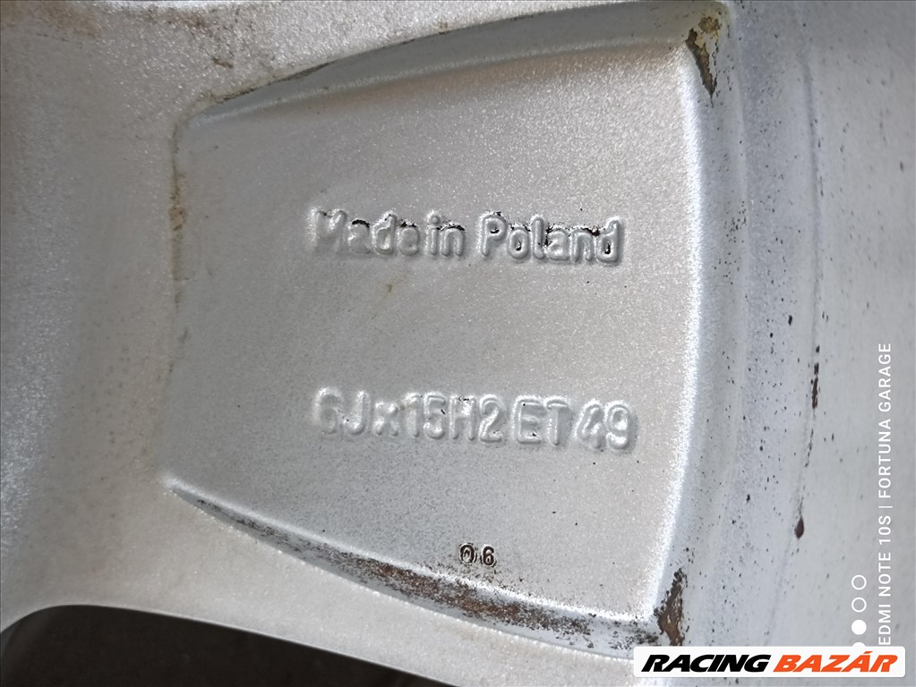 4x100 15" Opel használt alufelni garnitúra 7. kép