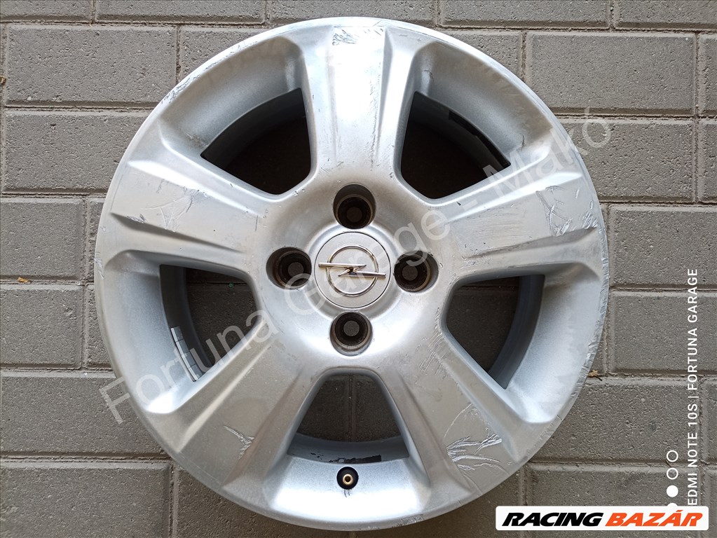 4x100 15" Opel használt alufelni garnitúra 3. kép