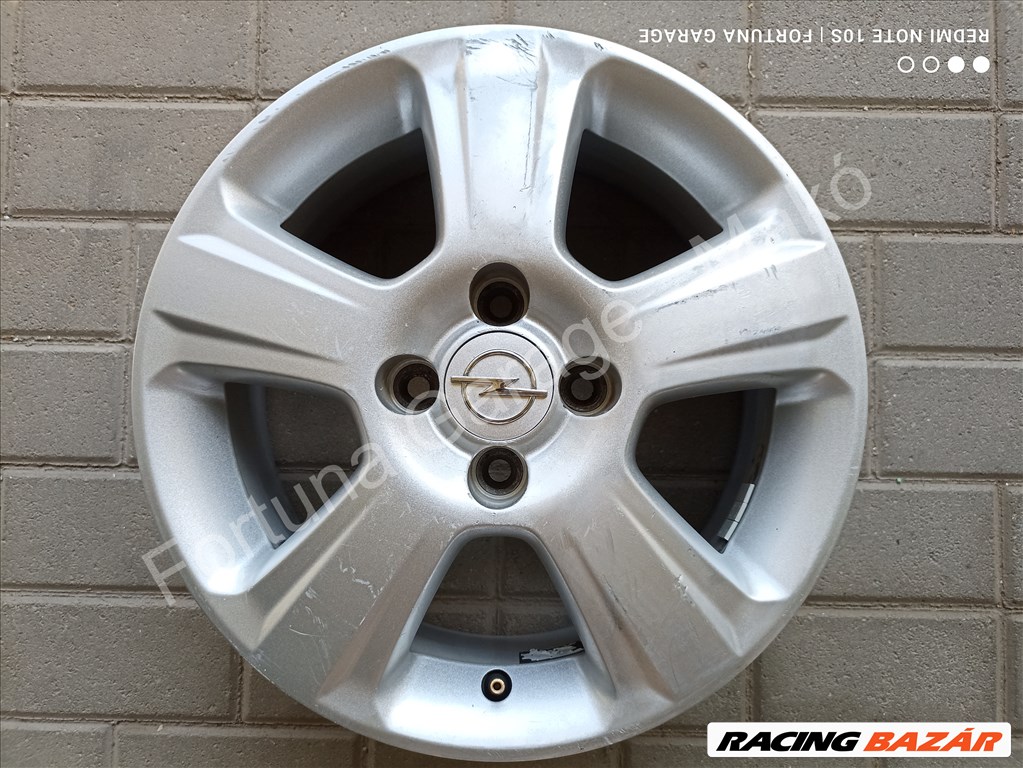 4x100 15" Opel használt alufelni garnitúra 5. kép