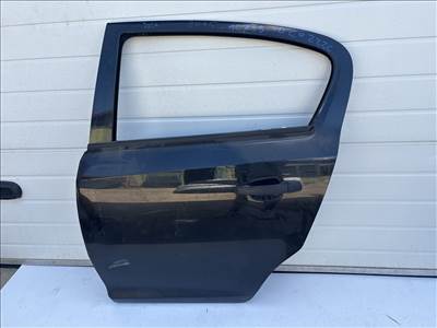 12755 Opel Corsa D Bal Hátsó Ajtó Fekete Z22c