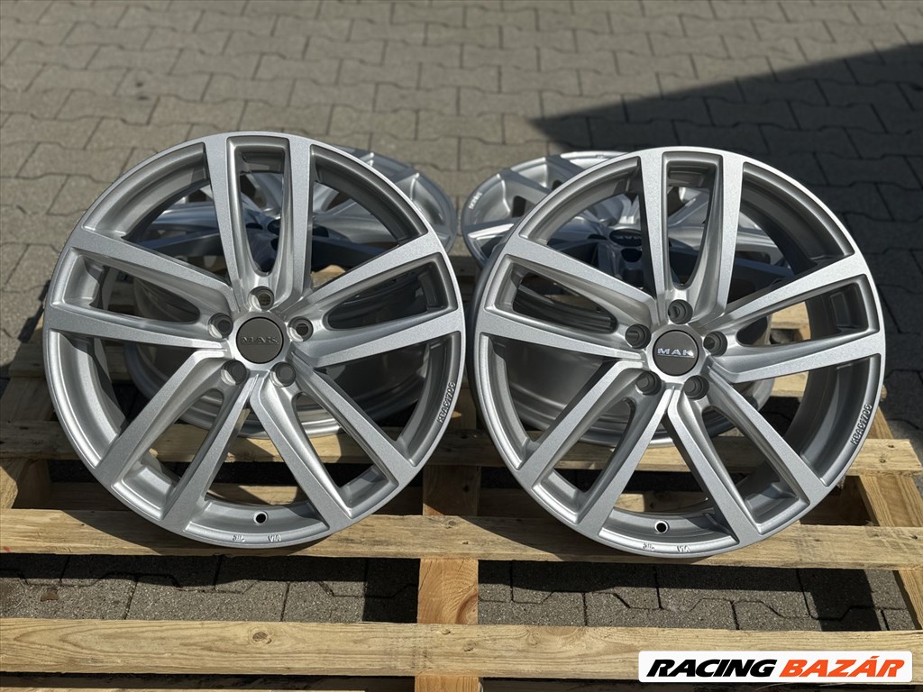  R18 5x100 (57,1)  MAK DRESDEN silver 7.5J ET50 új felnik alufelnik 3. kép