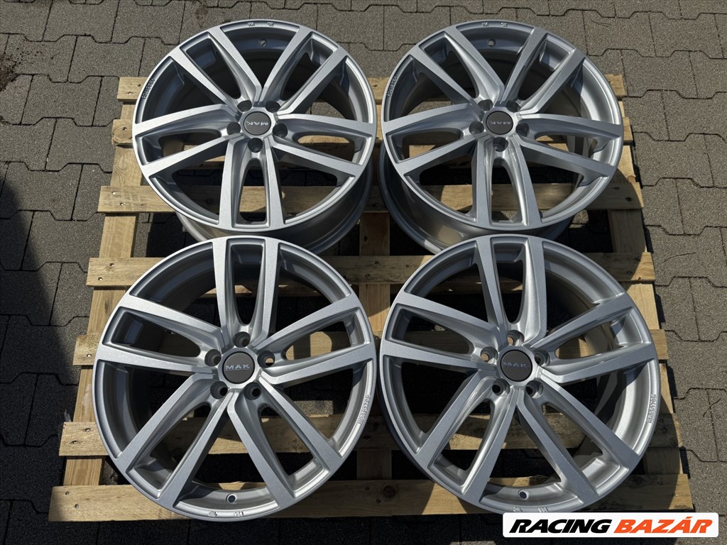 R18 5x100 (57,1)  MAK DRESDEN silver 7.5J ET50 új felnik alufelnik 4. kép
