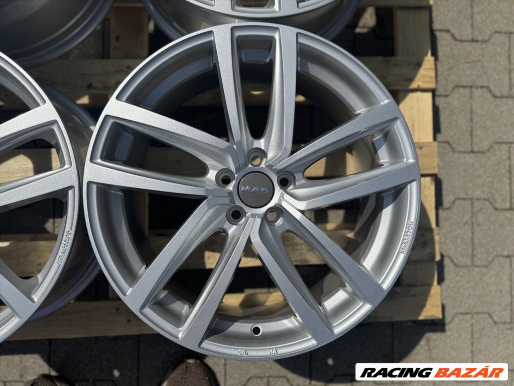  R18 5x100 (57,1)  MAK DRESDEN silver 7.5J ET50 új felnik alufelnik 5. kép