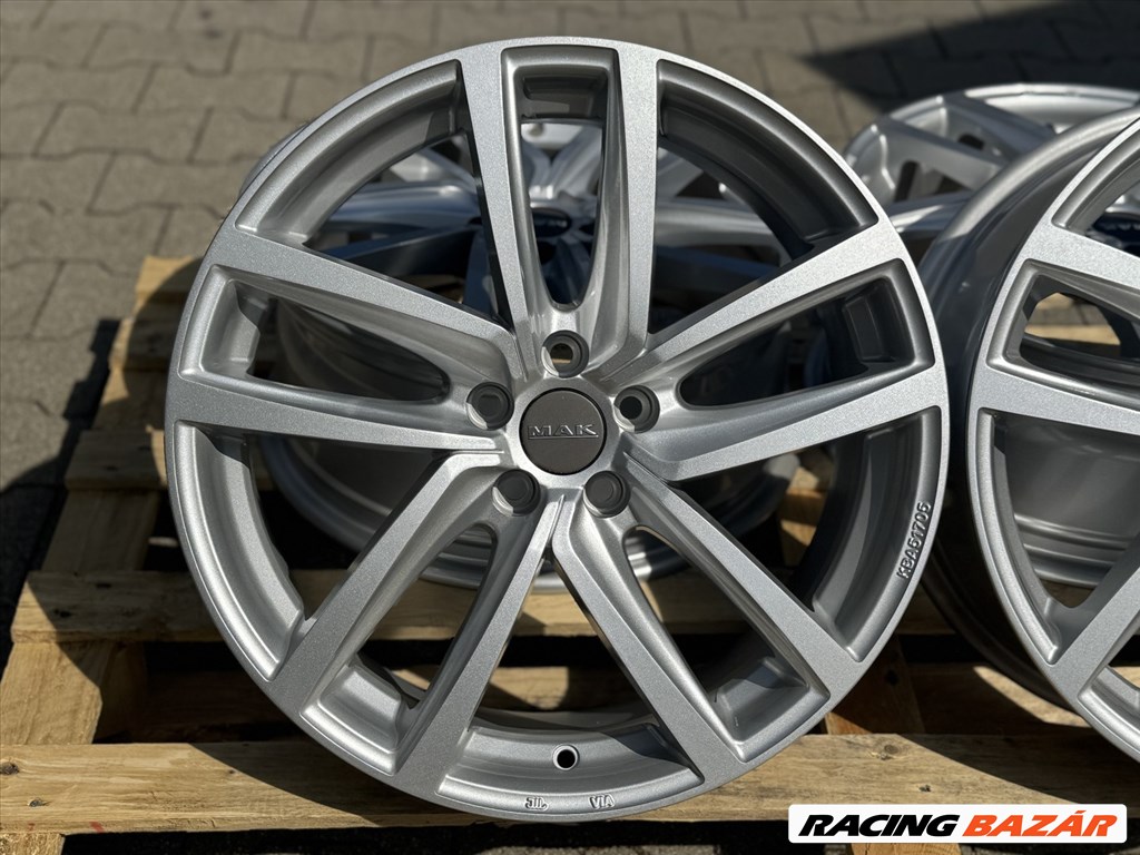  R18 5x100 (57,1)  MAK DRESDEN silver 7.5J ET50 új felnik alufelnik 6. kép