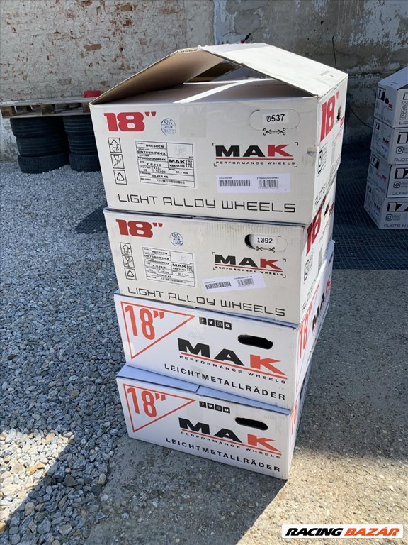  R18 5x100 (57,1)  MAK DRESDEN silver 7.5J ET50 új felnik alufelnik 7. kép
