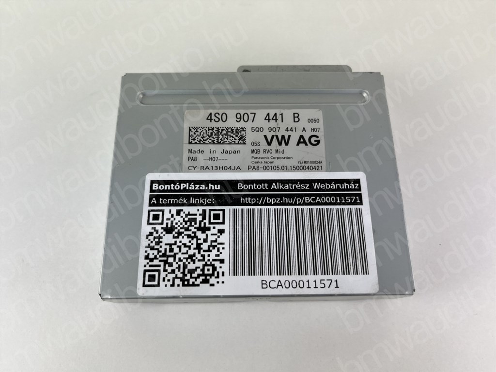 AUDI A6 C7 (4G2, 4GC) Kamera vezérlőegység/modul (4S0907441B, 4S0907441A) 3. kép