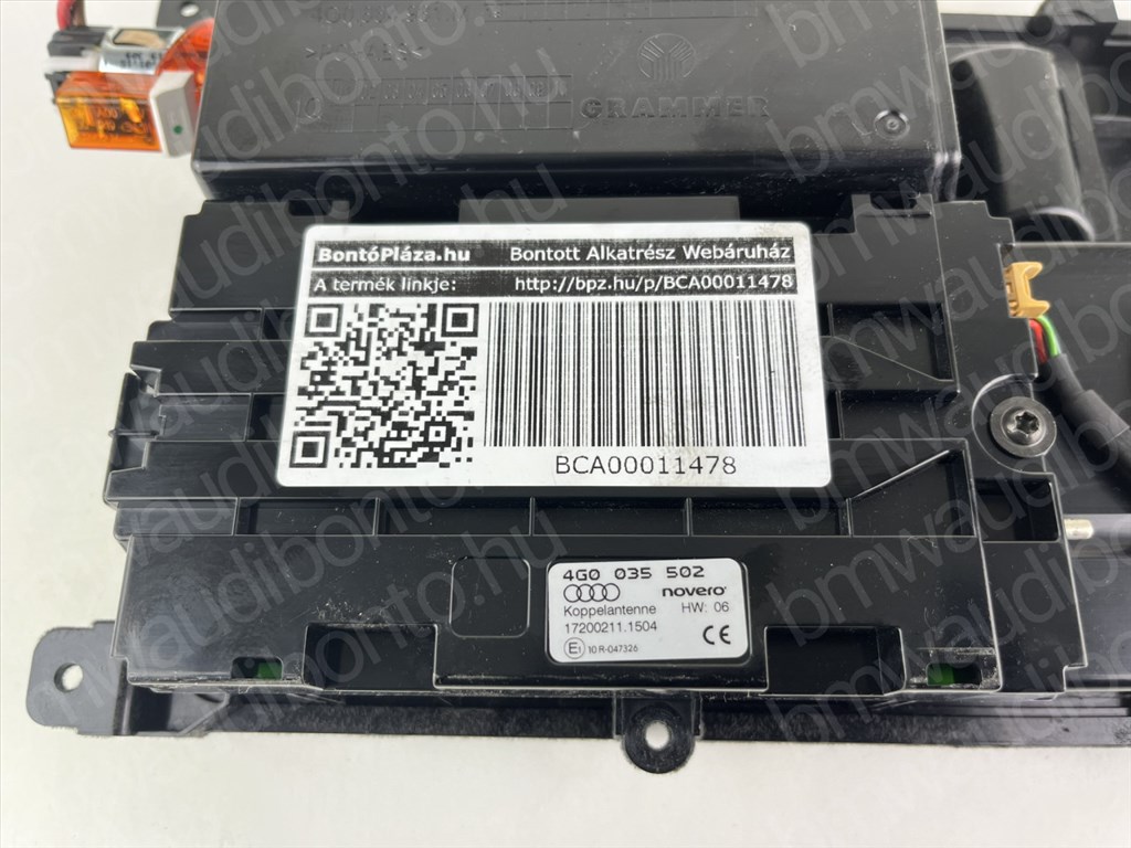 AUDI A6 C7 (4G2, 4GC) Vezeték nélküli telefontöltő vezérlőegység/modul (4G0035502) 3. kép