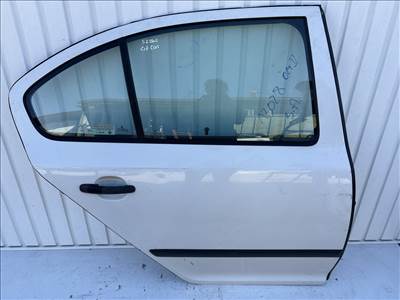 13028 skoda octavia ii 2004-2013 bal hátsó ajtó   fehér