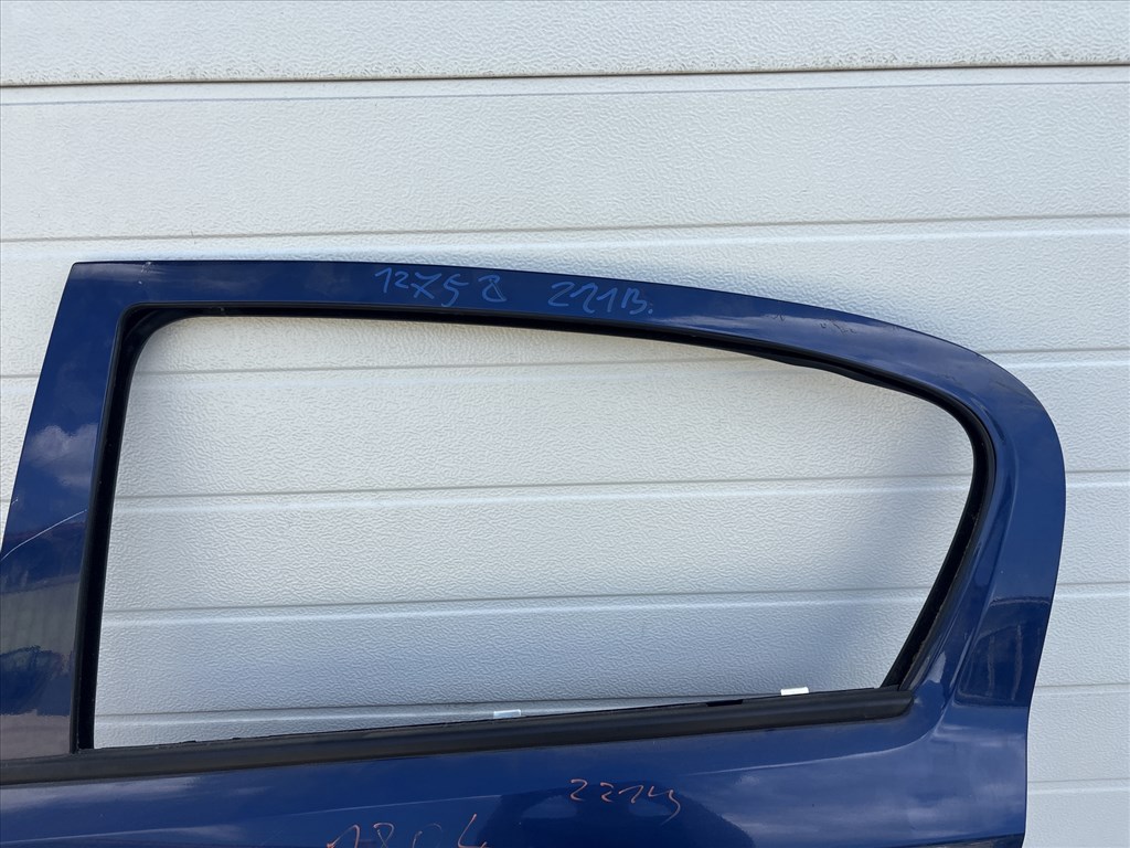 12758 Opel Corsa D Bal hátsó Ajtó Kék Z21b 4. kép