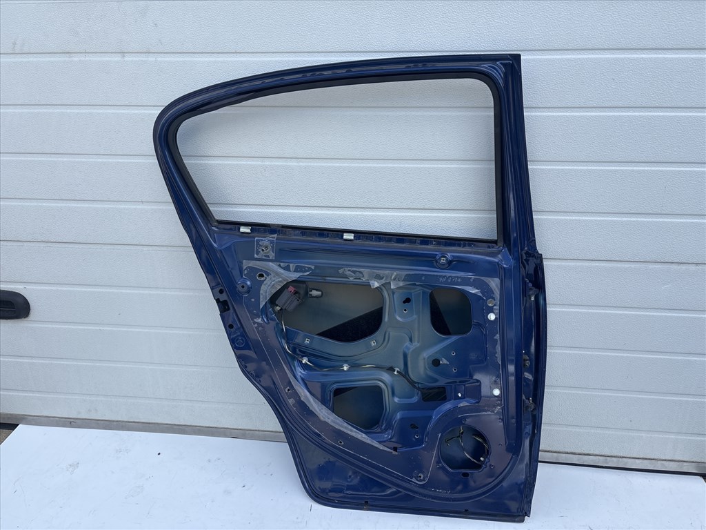 12758 Opel Corsa D Bal hátsó Ajtó Kék Z21b 5. kép