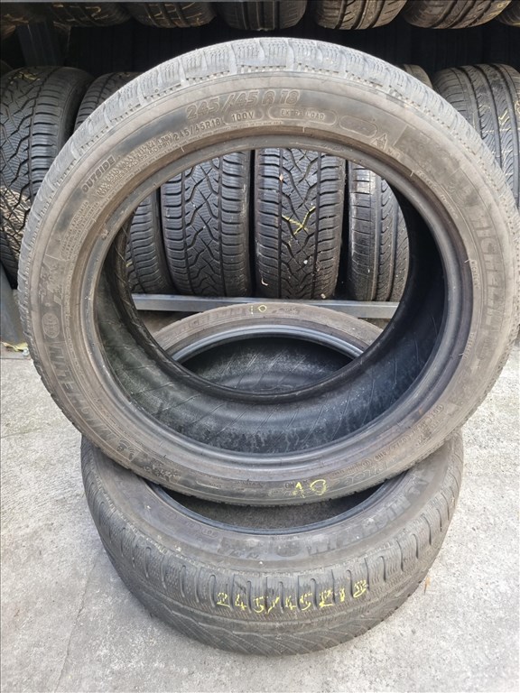  245/4518" használt Michelin Pilot Alpin PA4 téli gumi 2db  2. kép